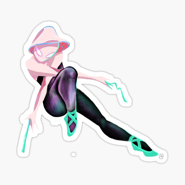dancing superhero Sticker