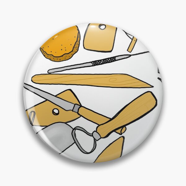 Item preview, Pottery Clay Tools Ceramic designed and sold by artcrazed.