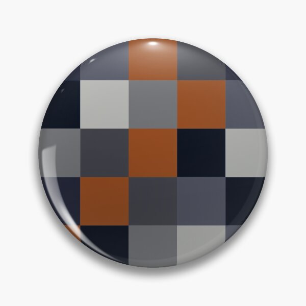 Item preview, Navy & rust squares designed and sold by BlertaDK.