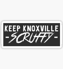 Keep Knoxville Scruffy Sticker
