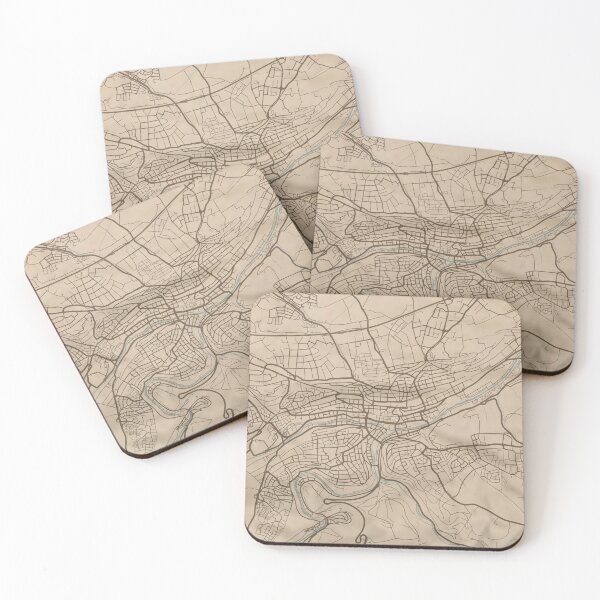 Item preview, Pforzheim Sepia Map designed and sold by CPTVDesign.