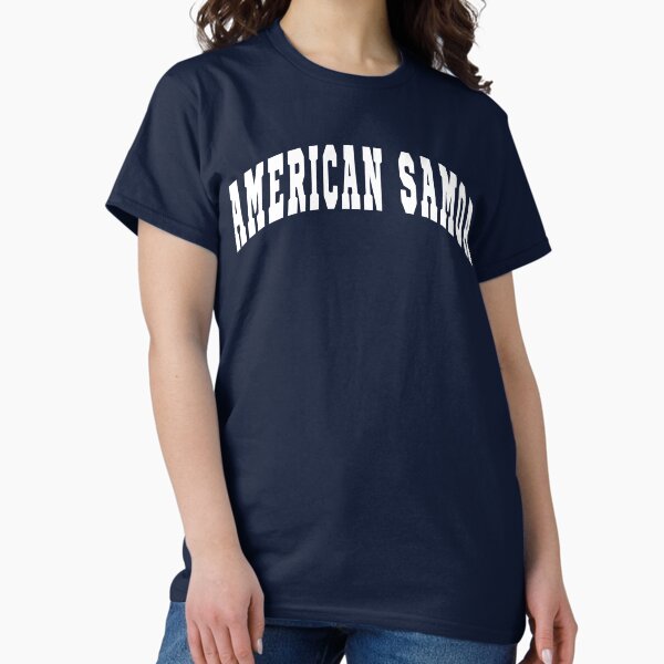 Vista previa del artículo con la obra «Diseño de letras del equipo universitario de Samoa Americana», diseñado y vendido por Lexi Rydland.