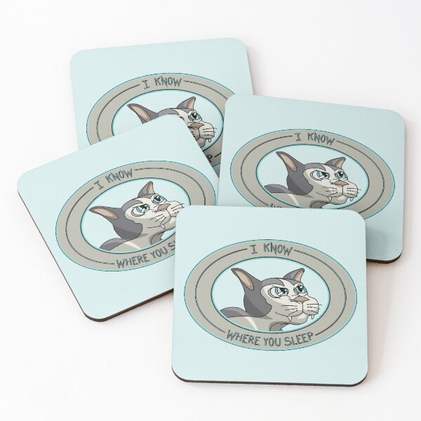 Item preview, Sly Cat - I know where you sleep designed and sold by John-Frum.