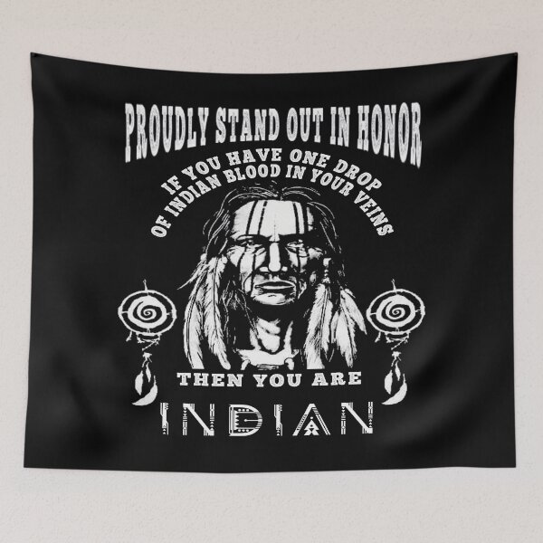 Item preview, if you have one drop of indian blood in your veins then you are indian designed and sold by nativeStor.
