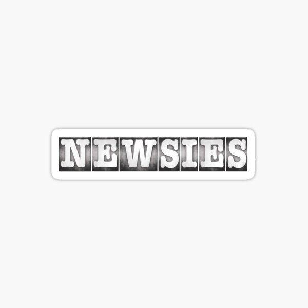 Newsies Logo Sticker