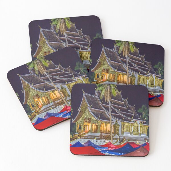 Item preview, Laos. Luang Prabang. Temple. Night.  designed and sold by vadim19.