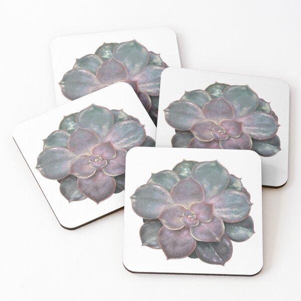Item preview, Succulent, Purple and Green Cactus Plant designed and sold by dinatrix.