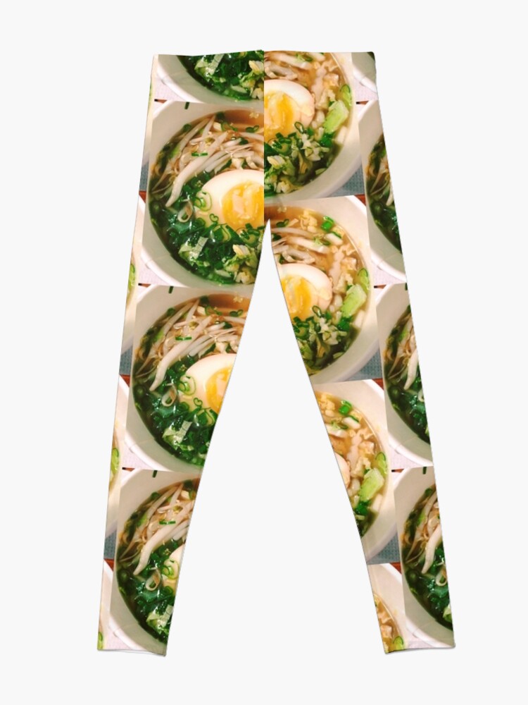 Ramen Noodle Soup Leggings By Lagoldberg28 Redbubble 6595