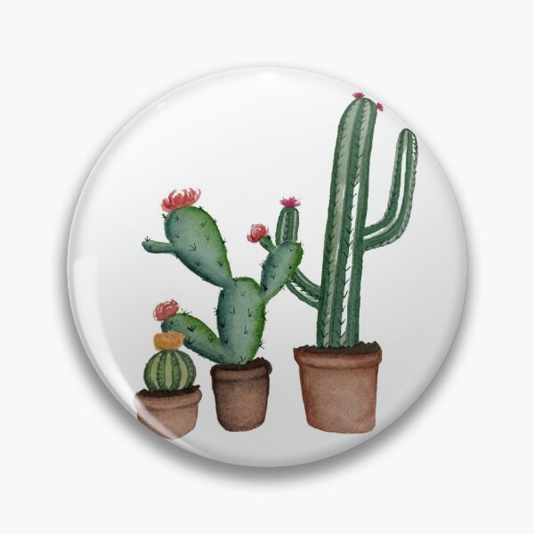 Item preview, Cacti Trio in Pots designed and sold by CynthiaHathaway.