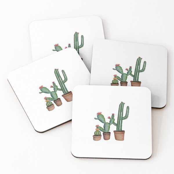 Item preview, Cacti Trio in Pots designed and sold by CynthiaHathaway.