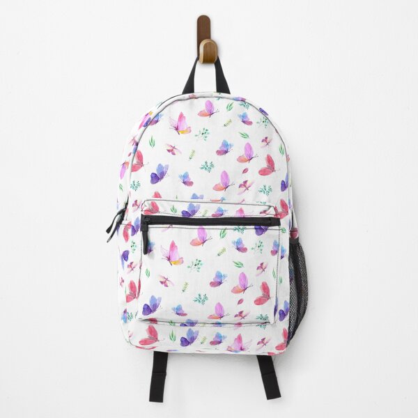 Item preview, beautiful watercolor butterflies pattern - white background designed and sold by Kinisis.