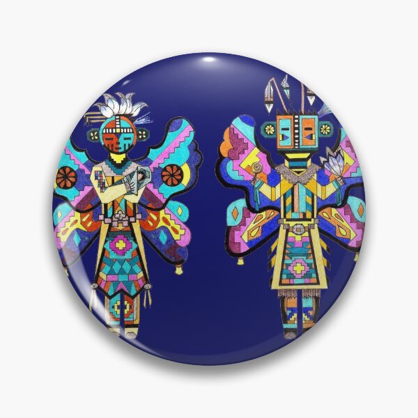 Item preview, Kachina Butterfly 3 and 4 Couple designed and sold by Sharon Schwalbe.