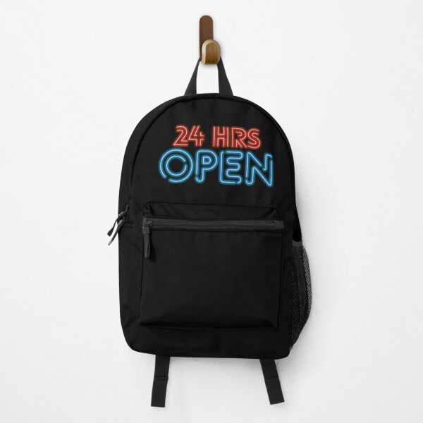 Item preview, Retro 24 Hours Open Neon Sign designed and sold by KarolinaPaz.
