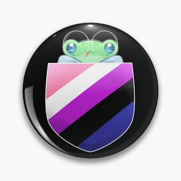 Item preview, Pocket Patton: Genderfluid designed and sold by Darkmagic Sweetheart.