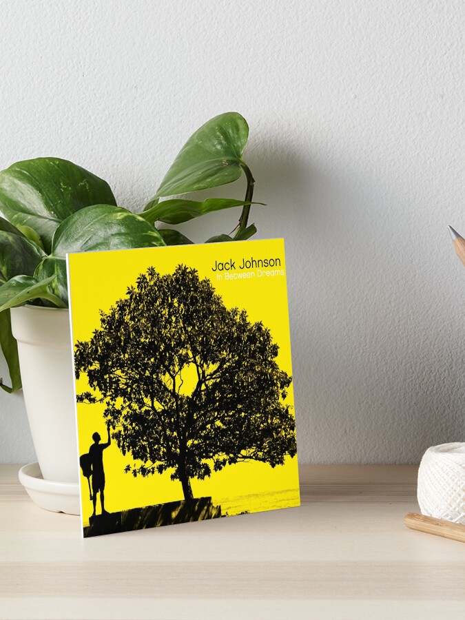 Cover Album In Trees Bacground Yellow Jack Johnson 99art Art Board Print By Erson64 Redbubble