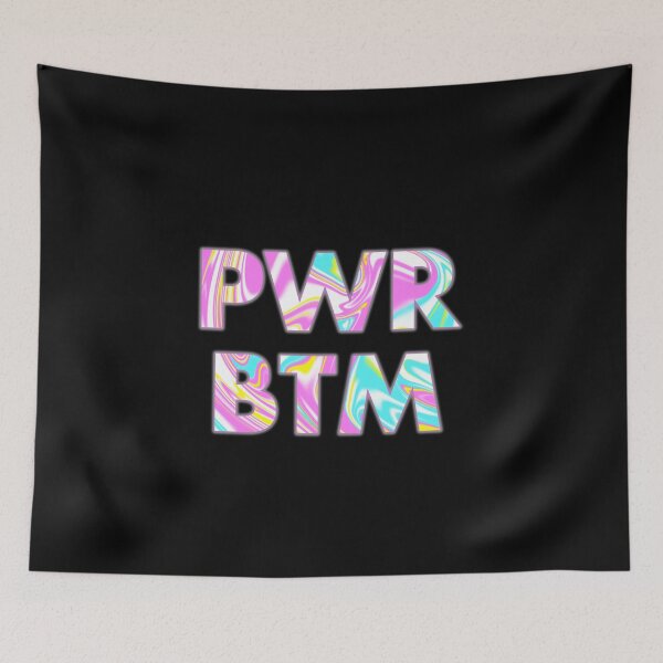 Item preview, PWR BTM In Psychedelic Colours designed and sold by SquareClub.