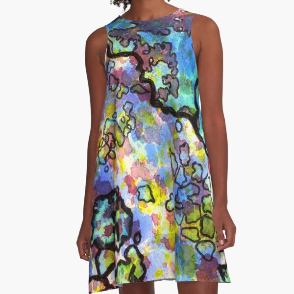 7, Inset B A-Line Dress