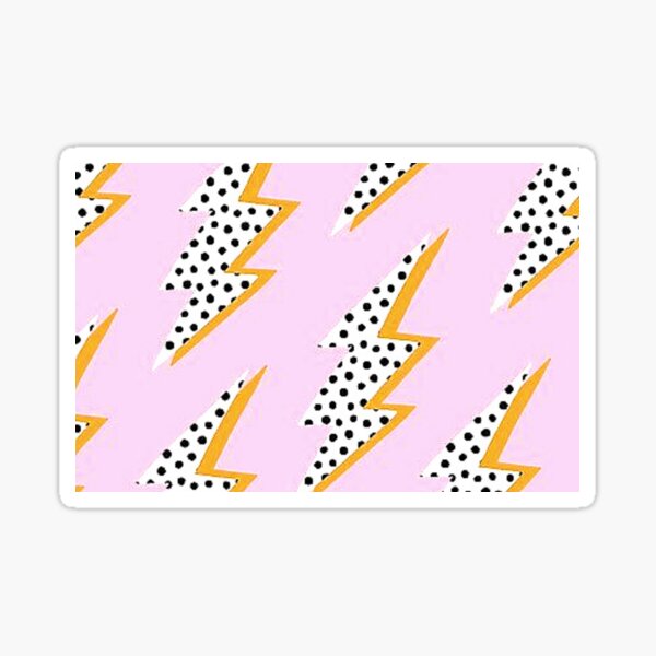 Item preview, Orange Bolts Print designed and sold by ansleyelisa.