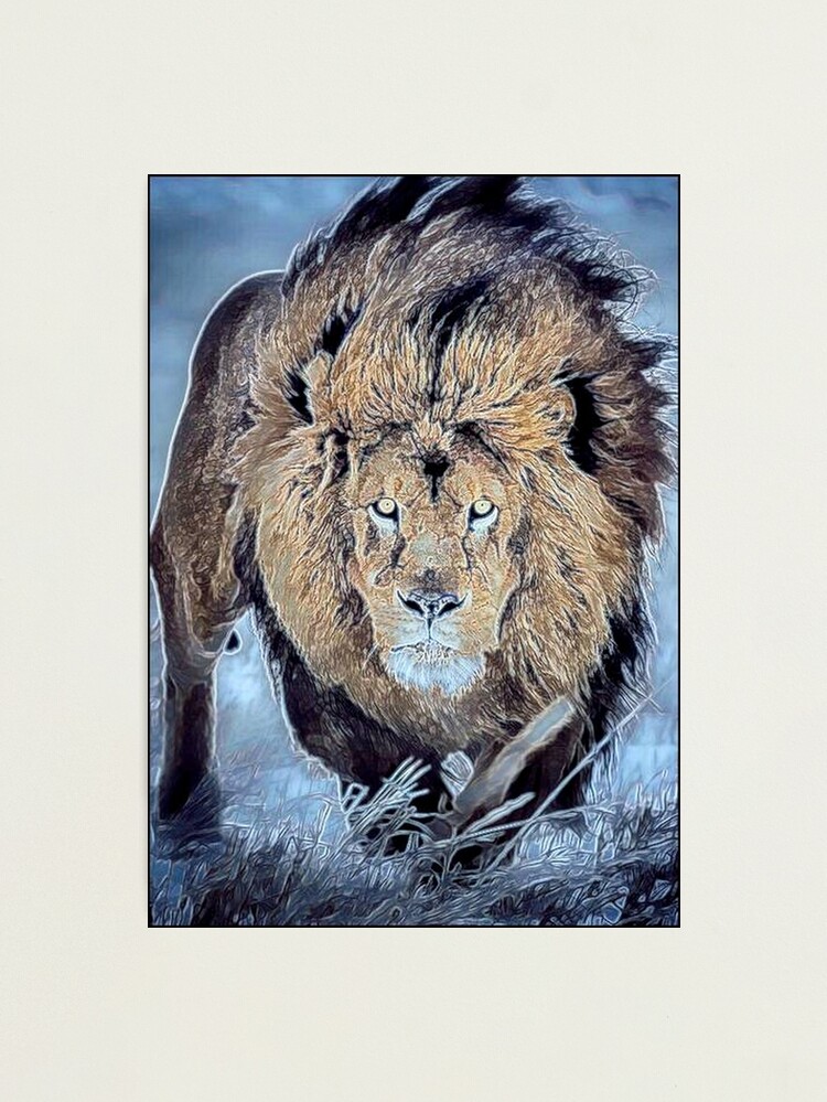 Alternate view of LIONHEART Photographic Print