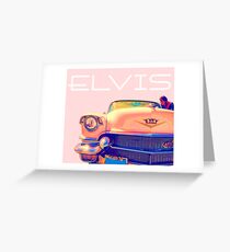 Elvis Presley Pink Cadillac Greeting Card