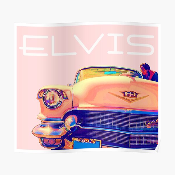 Elvis Presley Pink Cadillac Poster