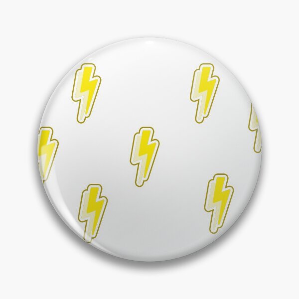 Item preview, double layer yellow lightning bolt stickers - 7 pack!! designed and sold by mass-stickers.