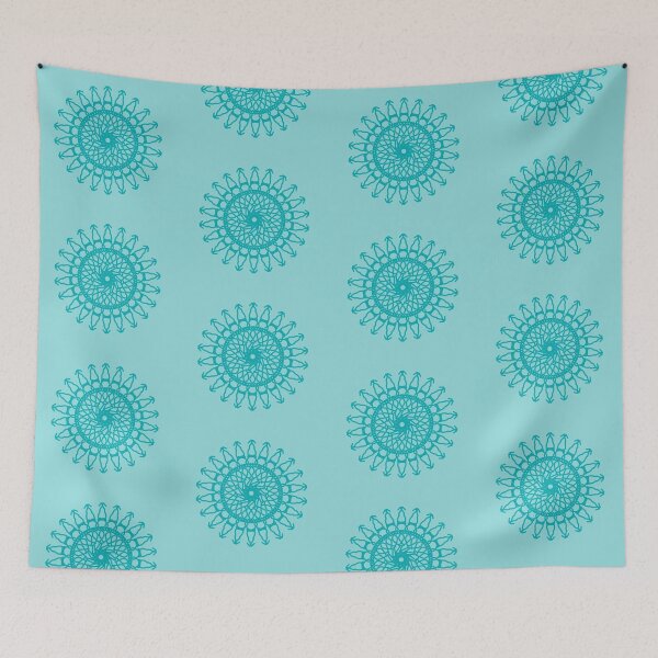 Item preview, Abstract blue circle designed and sold by Abstractlara.