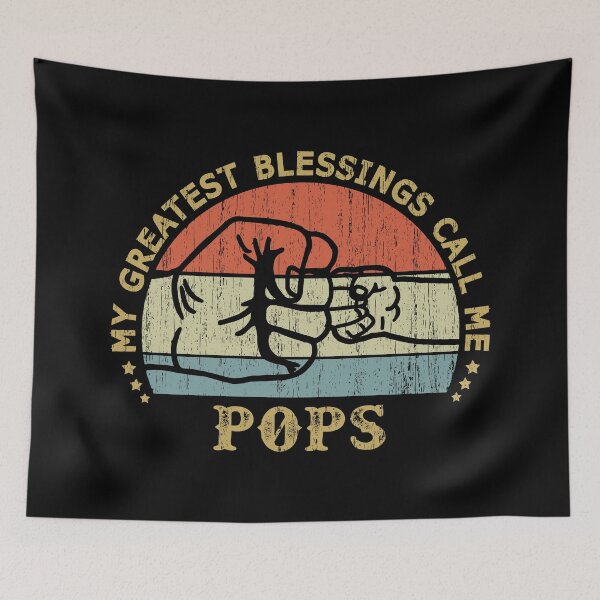 Item preview, My Greatest Blessings Call Me Pops - Gift for Pops Grandpa Fathers Day Gift designed and sold by nana1099.