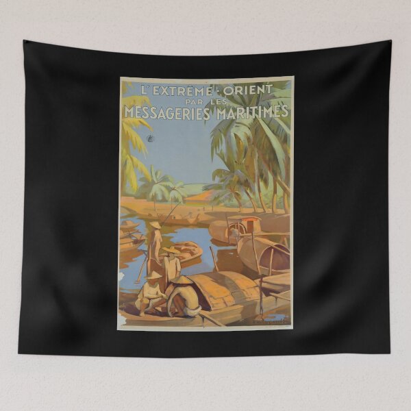 Item preview, extreme orient vintage travel poster designed and sold by stickart-marek.