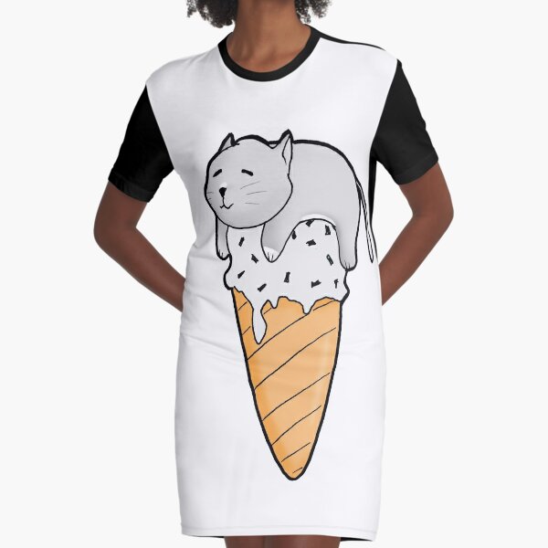 ice cream shirt dress