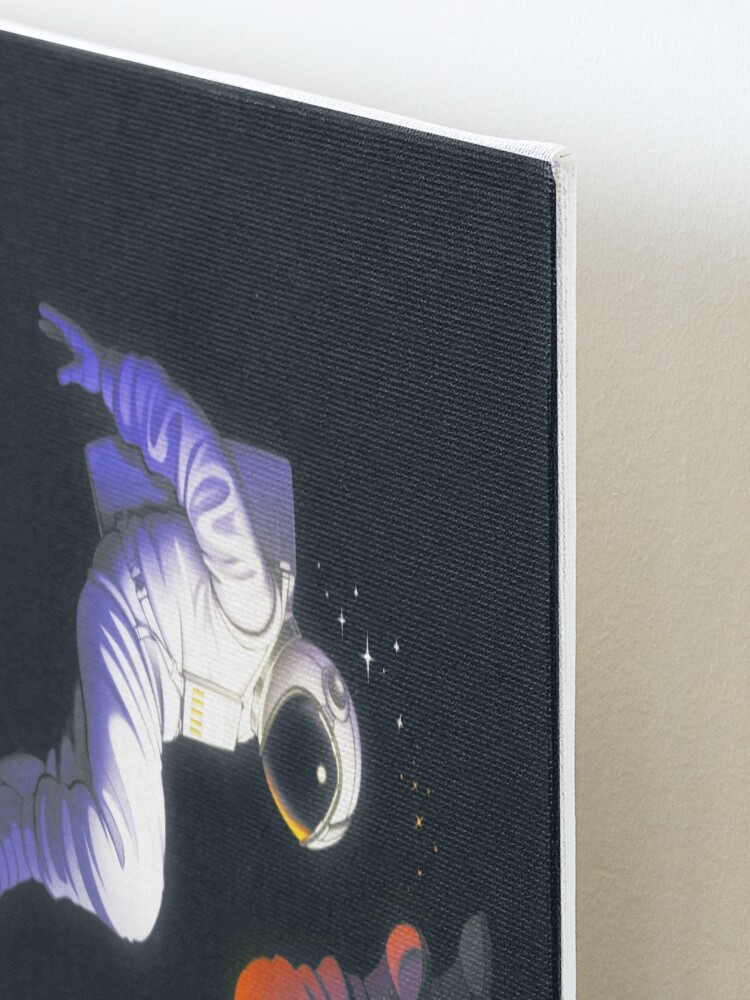 Alternate view of Yin Yang Astronaut Scuba Mounted Print