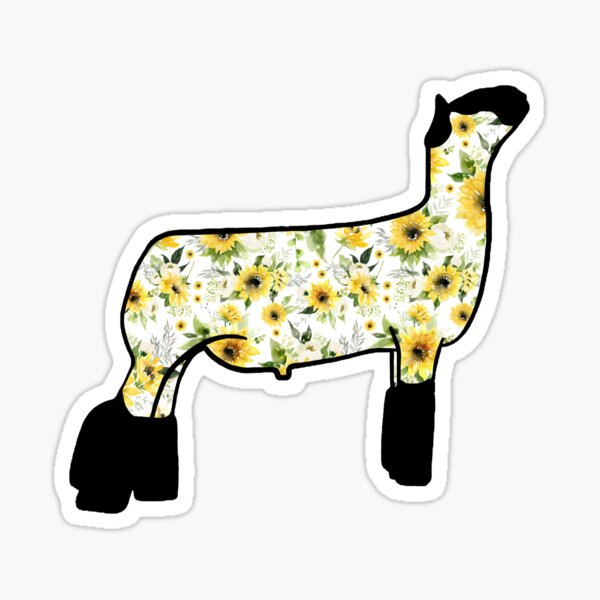 Vinyl Decal Free Shipping 2029 Personalized Livestock Show Farm Lamb Sheep
