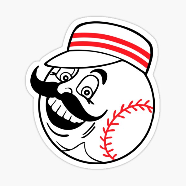 Cincinnati Reds Mascot C logo Vinyl Decal / Sticker 5 Sizes!!!