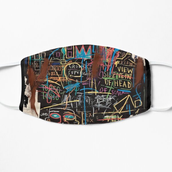 Vectorised famous New York street art / pop art from the 70s. Flat Mask