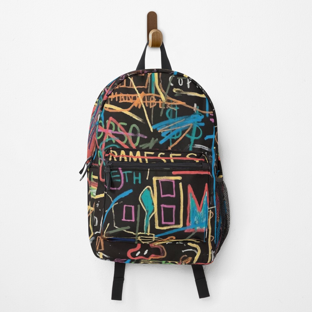 Vectorised famous New York street art / pop art from the 70s. Backpack