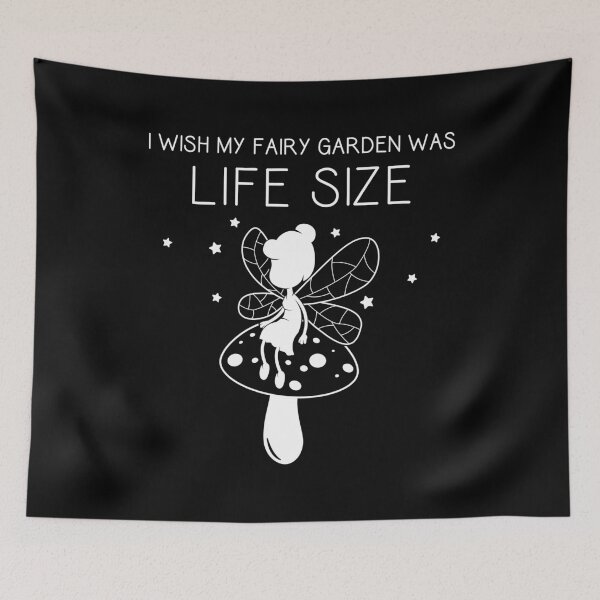 Item preview, I Wish My Fairy Garden Was Life Size Funny Mini Gardener product designed and sold by jakehughes2015.