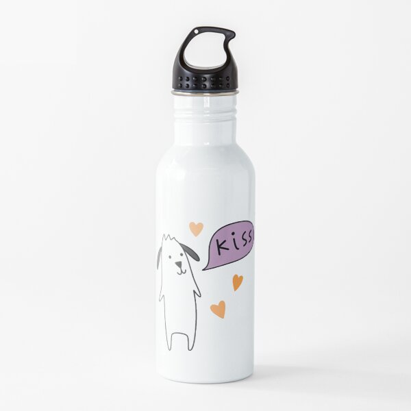 Kiss - Snapchat Dog Water Bottle