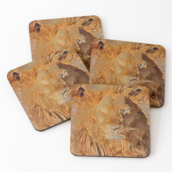 Item preview, LION BASKING IN THE SUN designed and sold by michaeltodd.