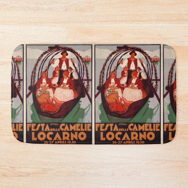 Item preview, Locarno 1930 vintage travel poster designed and sold by stickart-marek.