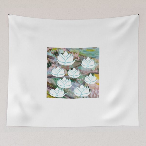 Item preview, White Lotus blue trim designed and sold by Aquila Light Pictures.