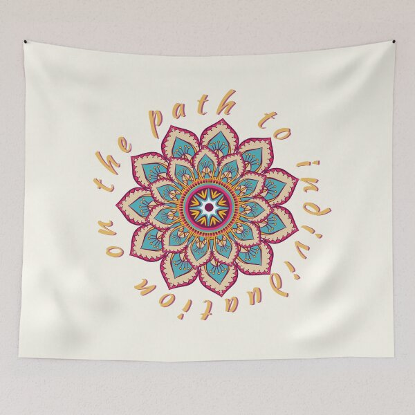 Item preview, On the Path to Individuation Carl Jung Jungian Psychology Mandala  designed and sold by MellowSphere.