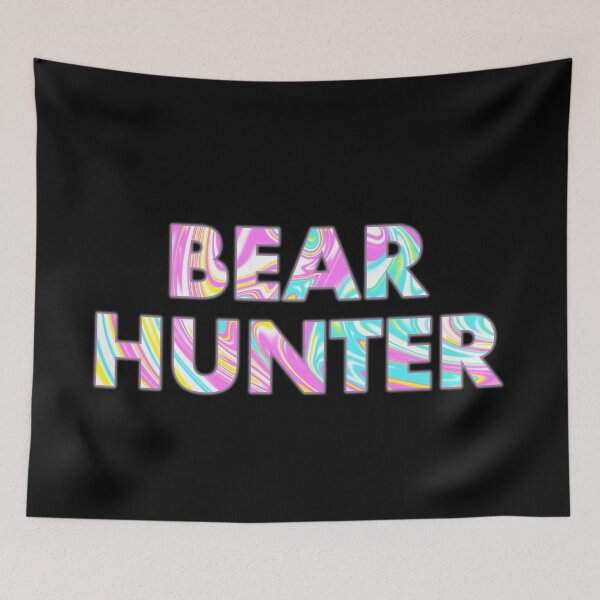 Item preview, BEAR HUNTER In Psychedelic Colours designed and sold by SquareClub.