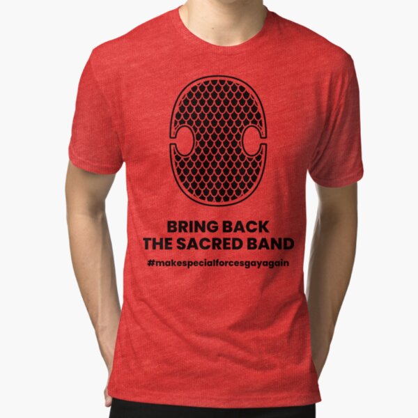 Sacred Band - Black Tri-blend T-Shirt
