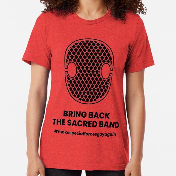 Sacred Band - Black Tri-blend T-Shirt