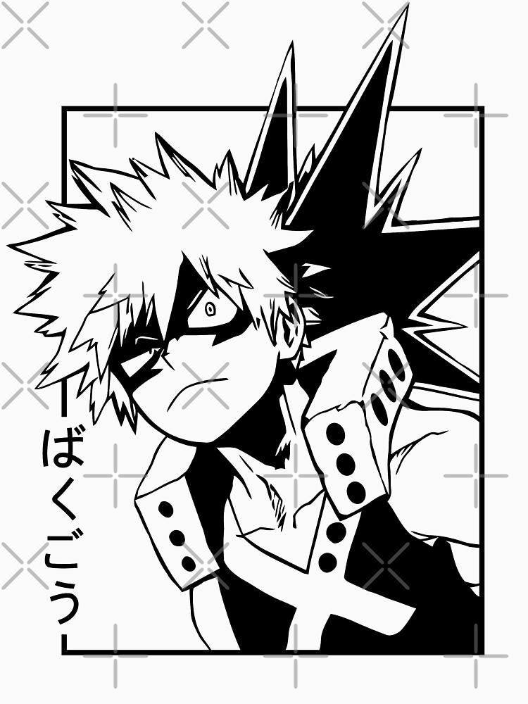 bakugo black shirt