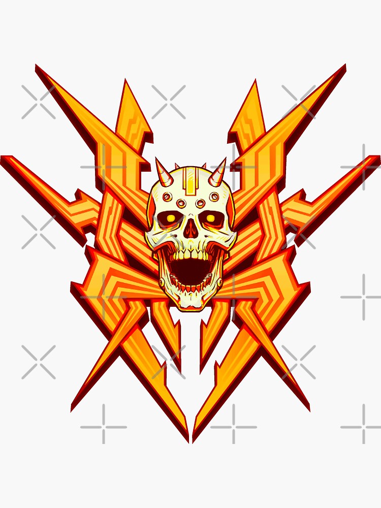  ultra violence doom sticker by silvadesigns redbubble