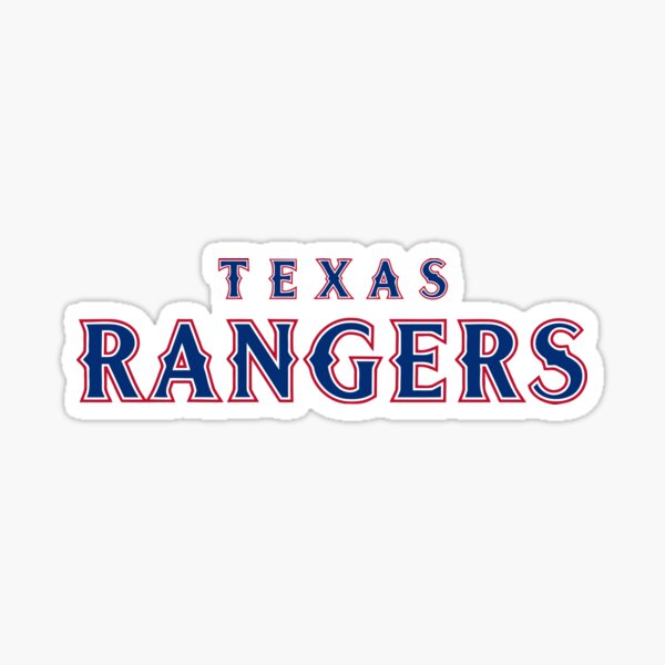 Texas Rangers Sticker Set Peel and Stick (4 Stickers)