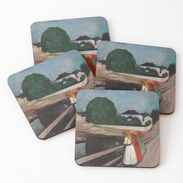 Item preview,  painting of girls watching the river (1901) designed and sold by ItsArtShirt.