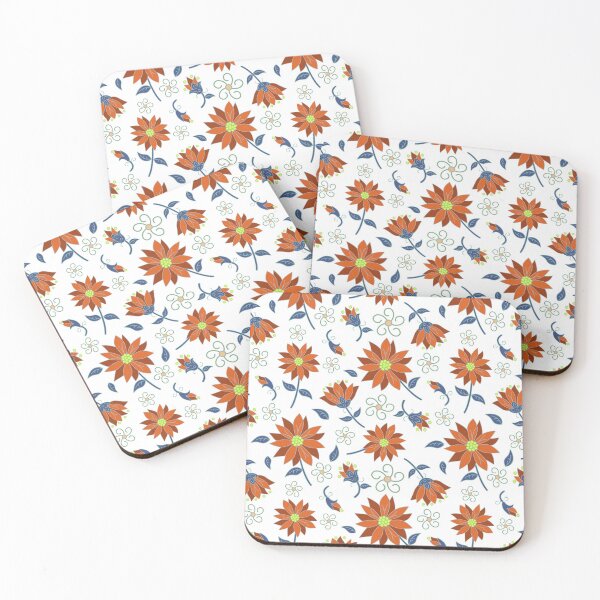 Artikelvorschau, Orange and Rust Decorative Floral entworfen und verkauft von Sharon Schwalbe.