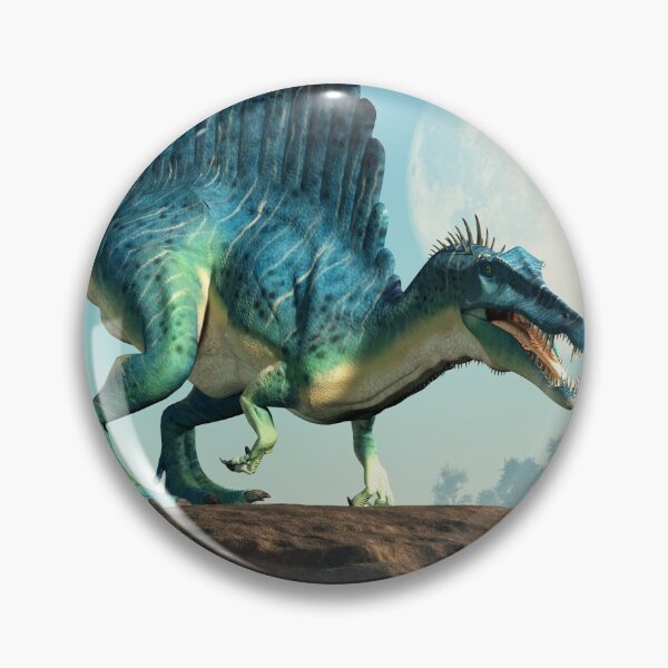 Item preview, Spinosaurus on a Cliff by the Moon designed and sold by Daniel Eskridge.